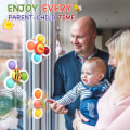 Miniatyrbilde 5 av 5: 3-pakts Sugerkoppspinnerleker, Enkle Groper, Sansestimulerende Baby Tidlig Utdanning, Spinnerleker Badeleker, Beste Strandleker for Gutter, Jenter