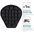 Miniatyrbilde 6 av 9: Motorsykkelsete Pute Gelsete Pute Motorsykkelpute Svart black