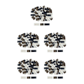 Pikkukuva 1 / 5: 1/2/3/5 100x Käsinkirjoitetut englanninkieliset merkit T tagit kangas DIY Vaatteet Käsinkirjoitettu kruunun tulostus 120 kpl Handmade Crown Print 120 Pcs 5 Sets
