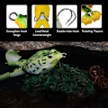 Miniatyrbild 5 av 5: Paket Dubbel Propeller Grodor Bete Fiske Drag Realistisk Silikon Spinnfiske Drag För Sötvatten Saltvatten Fiske Drag