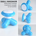 Miniatyrbild 9 av 10: Mini Handheld Massage Device Portable Full Body Vibrating Massager for Relaxation Pink