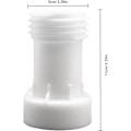 Pikkukuva 5 / 5: IBC-säiliön lisätarvikkeet, IBC-adapteri S60 x 6 jatko-osa tulppa 60 mm venttiilisäiliö 1000L muovi suora karkea kierre S60 x 6 C -lisätarvikkeet