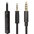 Miniatyrbillede 2 af 3: 1,5 m Kabel til Sennheiser Momentum 2.0 med Volumenkontrol og Mikrofon - Inline Lead - Sort