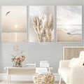 Miniatyrbild 1 av 5: Set med 3 väggposters, 30 x 40 cm Elegant, för vardagsrum, sovrum