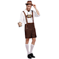 Pikkukuva 1 / 5: Miesten Oktoberfest-asu - Aikuisten suuri 1-osainen XXL