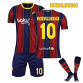 Miniatyrbillede 1 af 2: 10# Ronaldinho Fodboldtrøje Uniform Kostumer Goodies Nyeste-WELLNGS 28