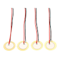 Miniatyrbilde 5 av 5: 12 stk 27mm Piezo-skiver med ledninger Mikrofon Trommeutløser Akustisk Pickup