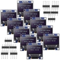 Miniatyrbild 1 av 5: 10 st OLED-skärmmodul Ssd1306-drivrutin för Arduino Raspberry Pi