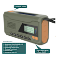 Miniatyrbilde 6 av 7: Bærbar DAB/FM Radio 4000mAh Dynamo Solradio Solradio Overlevelsesradio DAB Radio USB-lader med Nødalarm Vekkerklokke