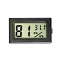 Miniatyrbillede 1 af 8: Mini Digital Termometer Hygrometer Måler Sort/hvid (6-pak - Firkant) black Fahrenheit