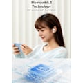 Miniatyrbilde 9 av 9: Øretelefoner, Trådløse Bluetooth-ørepropper, 25 timers spilletid USB C TWS innebygd støykansellering white