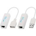 Miniatyrbilde 1 av 5: USB til RJ45 Connector Extender, USB 2.0 til RJ45 Ethernet LAN Extender 200 Meter - 656 fot