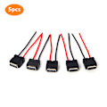Miniatyrbilde 1 av 5: USB Type C vanntett kontakt hunnsoppel Hurtiglading 5 pcs