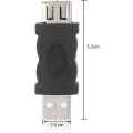 Miniatyrbillede 3 af 5: eightnice Firewire Ieee 1394 6-polet hun til USB han konverter (2 stk.)