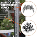 Miniatyrbild 3 av 8: 25/50 st W Typ/Z Typ Växthusklämmor Hållbara Glaspanelsfästen Clips Växthus Glasverktyg Z Z 25pcs
