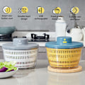 Miniatyrbillede 5 af 5: Elektrisk Salatslynge, 4000 ml Trådløs USB Genopladelig Salatspinner Dehydrator