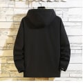 Miniatyrbilde 3 av 5: 6xl 7xl 8xl Plus Size Herrejakker Vår Høst Casual Bomberjakke Menn Frakk Baseballjakker Menn Jakke Frakker FARGE svart M