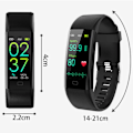 Miniatyrbillede 2 af 5: Smartwatch med blodsukkermåler - Sort Black
