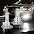 Pikkukuva 2 / 5: Sumuvalon polttimo, 2 kpl 80W 6000K Universaali H7 LED Auton sumuvalolamppu Valkoinen DC 12-24V