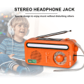 Miniatyrbillede 6 af 8: Nød Håndsving Radio Bærbar Solradio, AM/FM 2000mAh Genopladelig Dynamo Radio
