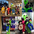 Pikkukuva 6 / 6: Nabila puhallettava alien-asu lapsille, Halloweeniin, Cosplayhin, hieno asu