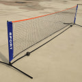Miniatyrbild 5 av 5: Bärbar tennisnät, hopfällbart justerbart badmintonnät inomhus utomhus strand sport träningsutrustning för barn vuxna- NÄT 0.25 4.1 m