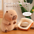 Miniatyrbild 5 av 6: Söt Capybara Plyschkudde med Bröd Kawaii Mjuk Capybara Plyschdocka Kudde Capybara Gosedjur Leksaker för Barn Flickor Pojkar