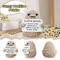 Miniatyrbild 4 av 5: Mini Positiv Potatis, Söt Ull Rolig Stickad Positiv Potatis, Positiva Gåvor Rolig Gåva Positiv Potatis A
