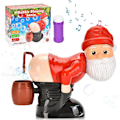 Miniatyrbillede 1 af 5: Julemanden Bobleblæser, Automatisk Julemand Boblemaskine med Blinkende Lys