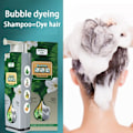 Miniatyrbild 2 av 5: TG 2023 Ny Anställd Växtutdrag för Grått Hår Färg Bubbel Färg Bubbla Svart Brun 200ml