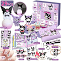 Pikkukuva 1 / 2: 2024 Joulukalenteri Kuromi My Melody Cinnamoroll Sanrio Leikkikalut Tarvikkeet Tytöt Joululahjat Cinnamoroll Kuromi