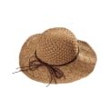 Miniatyrbillede 1 af 4: Dame Solhat Halm Sammenfoldelig Bohemia Bredskygget Solhat UV Beskyttelse