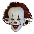 Miniatyrbillede 1 af 3: Halloween Cosplay Stephen King's It Pennywise Clown Maske Kostumemaske uden LED En størrelse Maske uden LED Mask without LED Men 3XL