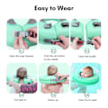 Miniatyrbillede 3 af 5: Mambobaby B510 Ikke-oppustelig baby flydering nakkering hoved flydering svømmering legetøj svømmetræner til green Large Size for 6-12 Months