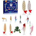 Miniatyrbild 1 av 5: Julkalender för fiske 2024 - Julnedräkning med fiskebete - Julkalender med överraskningar för 12 dagar