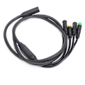 Miniatyrbilde 4 av 5: BAFANG BBS01/BBS02 Mid Motor Vanntett Elektrisk Sykkel Ledningsnett - 1T4 Gir Sensor Forlengelseskabel kui