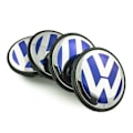 Pikkukuva 3 / 8: 4 kpl - Volkswagen VW Kapselit / Pyörän Navan Merkit - Auto Hopea 56mm