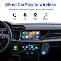 Miniatyrbillede 4 af 7: Mini Apple CarPlay Trådløs Adapter Bil Play Dongle Bluetooth WiFi Hurtig Forbindelse Plug and Play