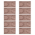 Miniatyrbild 2 av 10: (Lotusrot rosa) (Tre-lagers skydd oberoende förpackning) 10 st Morandi färgmask engångs tre-lagers högkvalitativ mask ren färg enkel