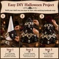 Miniatyrbilde 3 av 8: DIY Quilted Christmas Tree Fabric Kit, 3D Fabric Patchwork Craft Set for Beginners, Handmade Table Decoration for Home, Mantel, Table, Office #I