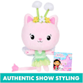 Miniatyrbilde 4 av 7: Gabby's Dollhouse, 7-tommers Kitty Fairy Purr-ific plysjleketøy, barneleker for barn fra 3 år og oppover
