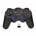 Miniatyrbillede 1 af 6: USB Trådløs Spilcontroller Gamepad til PC/Bærbar Computer (Windows XP/7/8/10) & PS3 & Android & Steam - [Sort] (sort)