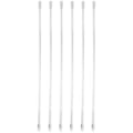 Miniatyrbillede 2 af 2: 6 stk. Persiennestang Lodrette Persiennestang Udskiftning Vinduespersienner Stang Persiennetilbehør Transparent4 Transparent Transparent Transparent 48X1.5CM