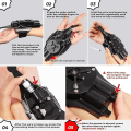 Miniatyrbillede 4 af 5: Web Shooter Spidermans Silly String | Spindelnätsskjutare til børn Rollespil Cosplay black
