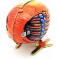 Miniatyrbilde 4 av 6: Clockwork Spring Wind Up Nodding Chick, Nostalgic Wind-up Animal Toys Tin Toy