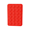 Miniatyrbilde 1 av 5: 6 stk. Silikon Sugekopp Telefondeksel Selvklebende Feste, Silikon Telefondeksel Holder Matte For Selfies Og Videoer, Sklisikker Håndfri Telefonholder rode