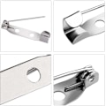 Miniatyrbild 4 av 5: 50 st Broschnålar, Broschbaksidor Silver Bar Pins, Bakspänne Brosch Säkerhetsnålar för Hantverk Sömnad Kläder Namnskyltar (20, 25, 32, 38 mm)_xx