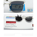Miniatyrbild 3 av 5: Clip-on Solglasögon - Polariserade Clip-on Flip-up Solglasögon Passar Över Glasögon med UV-Skydd Clip-on Solglasögon för Bilkörning Fiske Utomhus-N