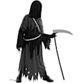 Pikkukuva 3 / 5: Lasten Unisex Hohtavat Silmät Reaper-asu Pelottavaan Fantom Halloween-asuun