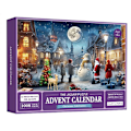 Miniatyrbillede 8 af 8: Julepuslespil, 1008 brikker julekalender, puslespil, 24 dage med juleferiepuslespil A C